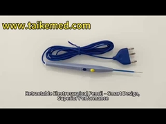 ISO вытягиваемый электрохирургический карандаш одноразовый кательер с кончиком из нержавеющей стали