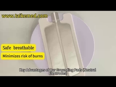 Специализированная электрохирургическая заземляющая плита биполярный серебряный цвет